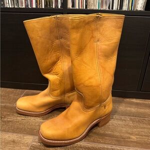 Like New Vintage Frye 14L Campus Boots 77050 Banana Sz 10